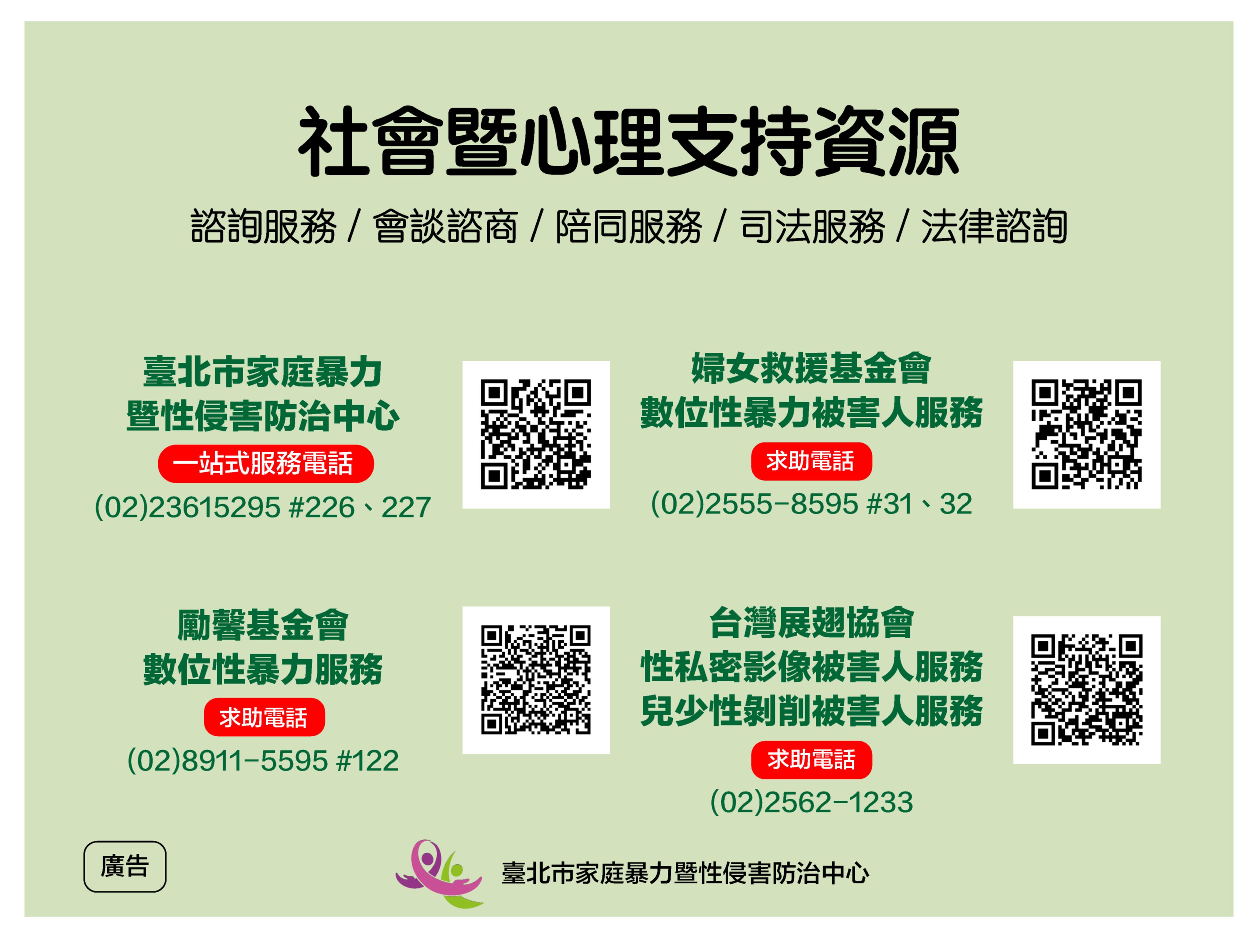 社會既心裡支持支援
